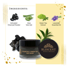 Load image into Gallery viewer, Charcoal &amp; Green Tea Face Mask
