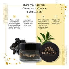 Load image into Gallery viewer, Charcoal &amp; Green Tea Face Mask
